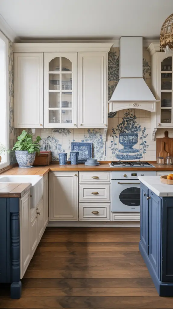 Blue Willow Kitchen Decor for Classic Interiors: Elegant Blue-and-White Style That Never Fades 2 Blue Willow Kitchen Decor for Classic Interiors: Elegant Blue-and-White Style That Never Fades