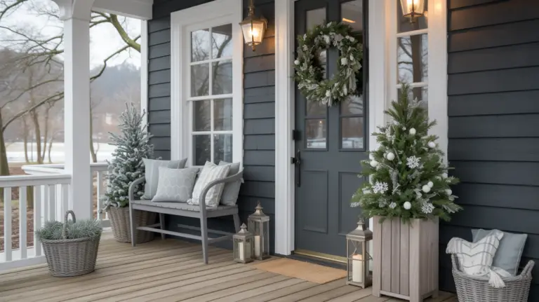 Elegant Winter Porch Decor Ideas for Home Exterior: Stylish Seasonal Touches That Elevate Curb Appeal