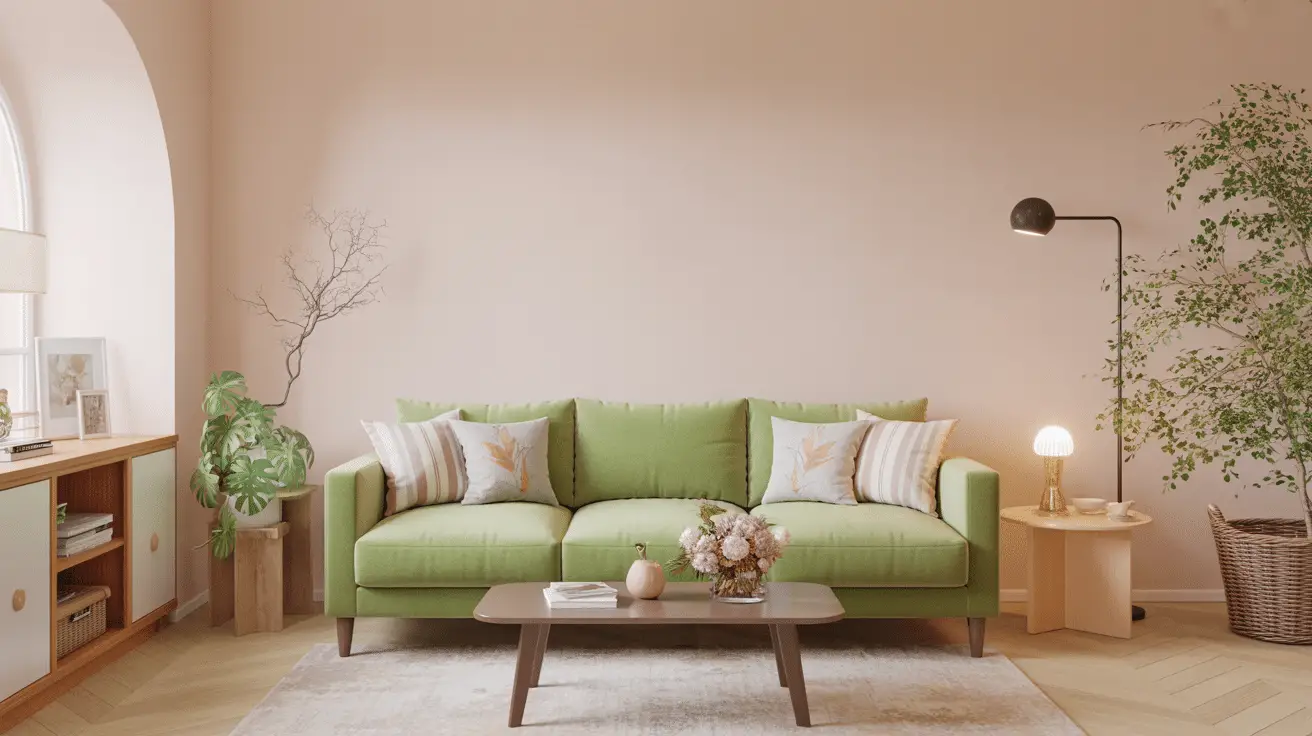 Green Couch Aesthetic Spring Refresh: Home Décor Ideas to Brighten Your Space