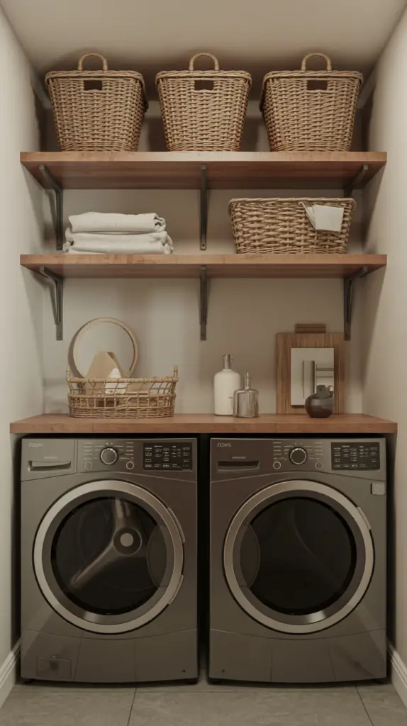Open Laundry Room Shelves for Stylish Storage: Smart, Beautiful Ways to Organize Your Space 2 Open Laundry Room Shelves for Stylish Storage: Smart, Beautiful Ways to Organize Your Space