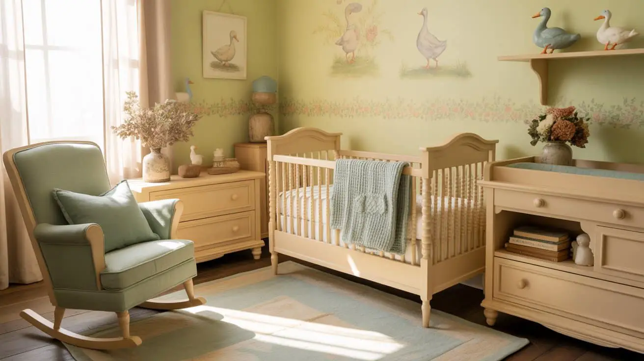Whimsical Baby Room Ideas for a Vintage Duck Nursery: Charming Décor Inspiration for a Storybook-Inspired Space