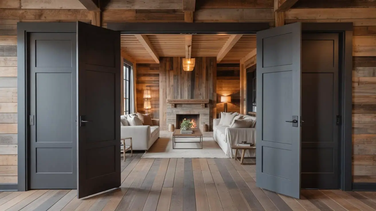 Black Farmhouse Design Ideas for Trendy Spaces: Modern Rustic ...