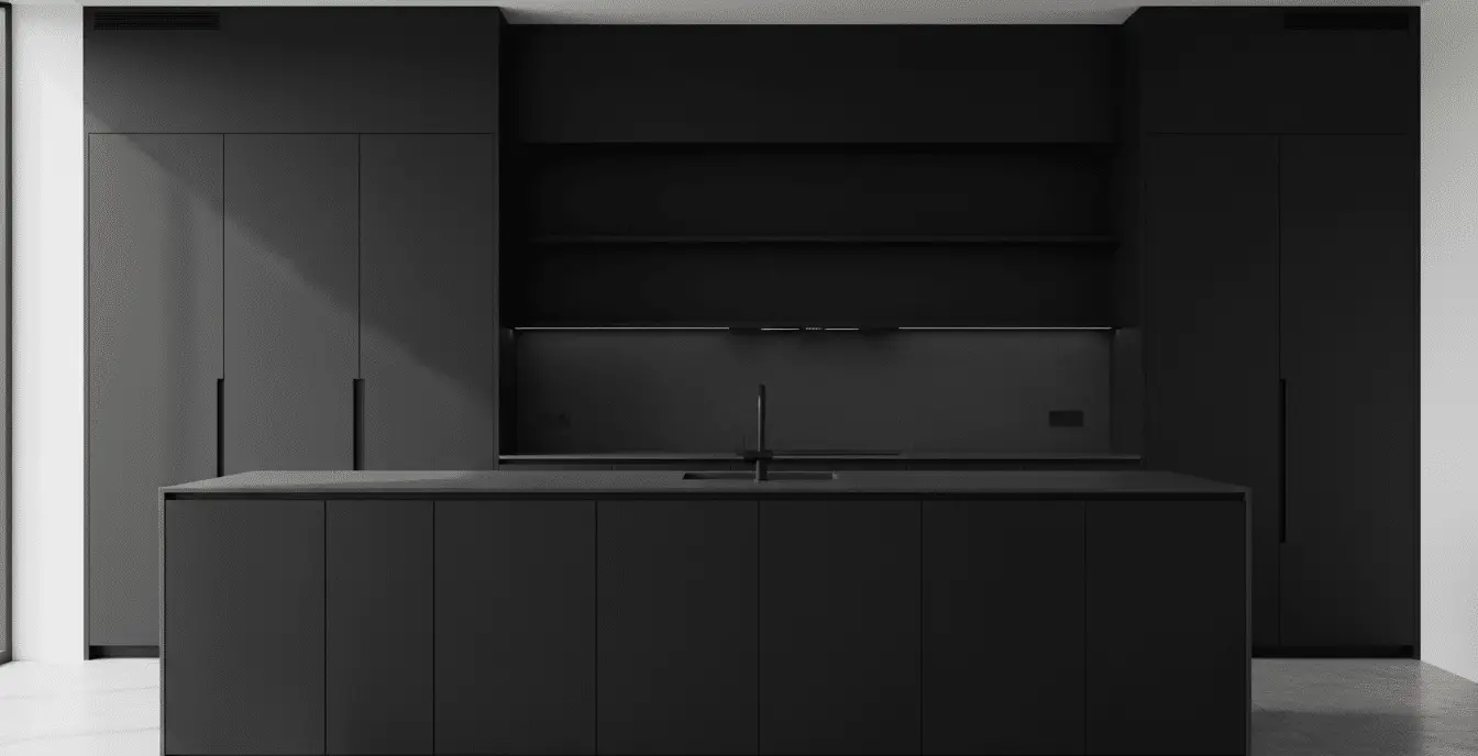 How to Create a Modern Black Kitchen Look at Home with Stylish ...