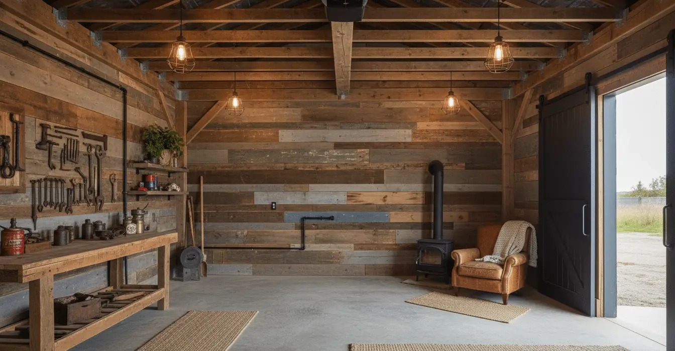 Rustic Barn Style Garage Makeover Ideas: Transform Your Garage Into a Warm, Vintage-Inspired Retreat