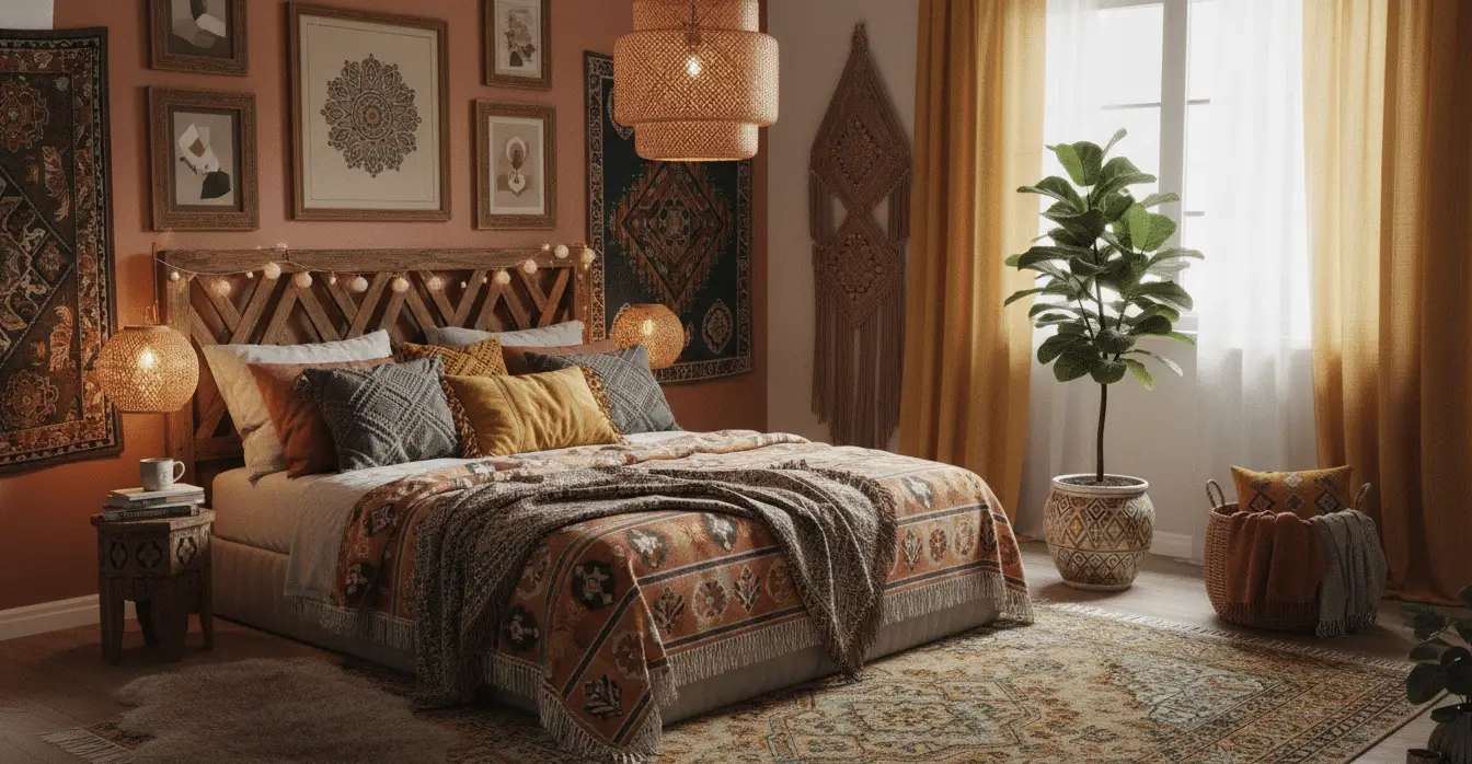 Boho Inspired Colorful Bedroom Ideas and Decor Tips for Vibrant ...