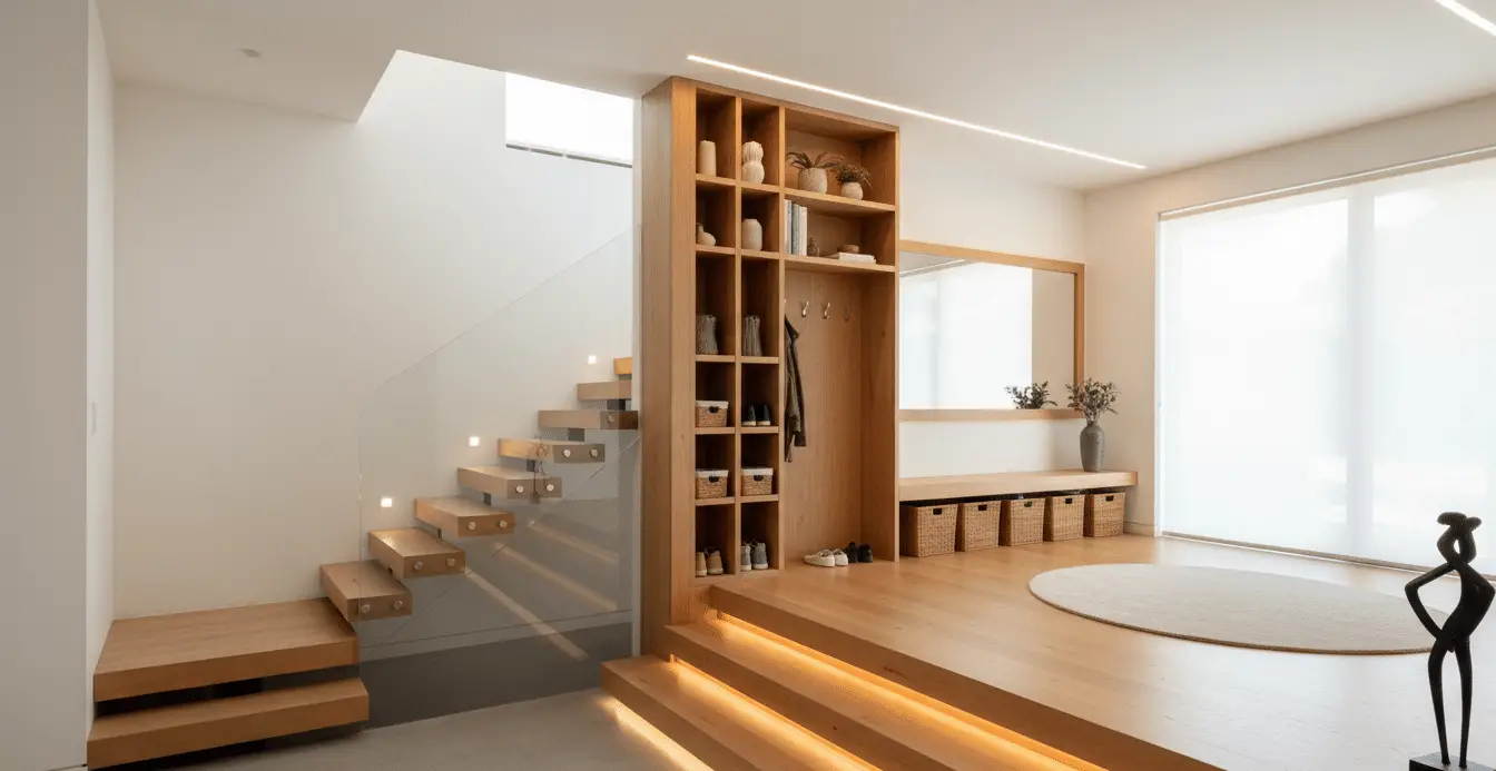How to Organize a Split Level Entryway Beautifully for a Functional and Stylish First Impression