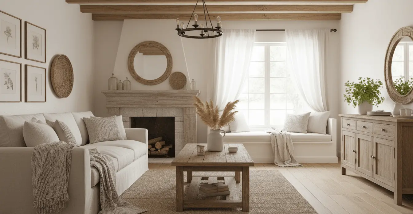 Layered Decor Farmhouse Ideas for Cozy Interiors That Feel Warm and Effortlessly Collected