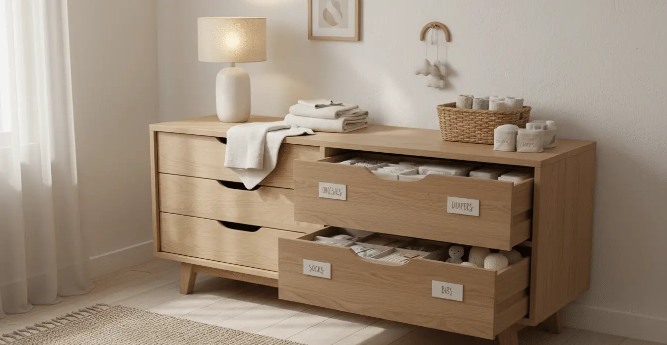 Ultimate Nursery Dresser Organization Guide for New Parents: Smart Storage Solutions for a Stress-Free Routine