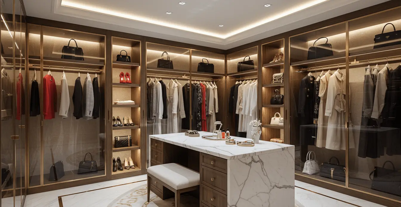 Luxury Closets Design That Maximizes Style and Storage for a High-End ...