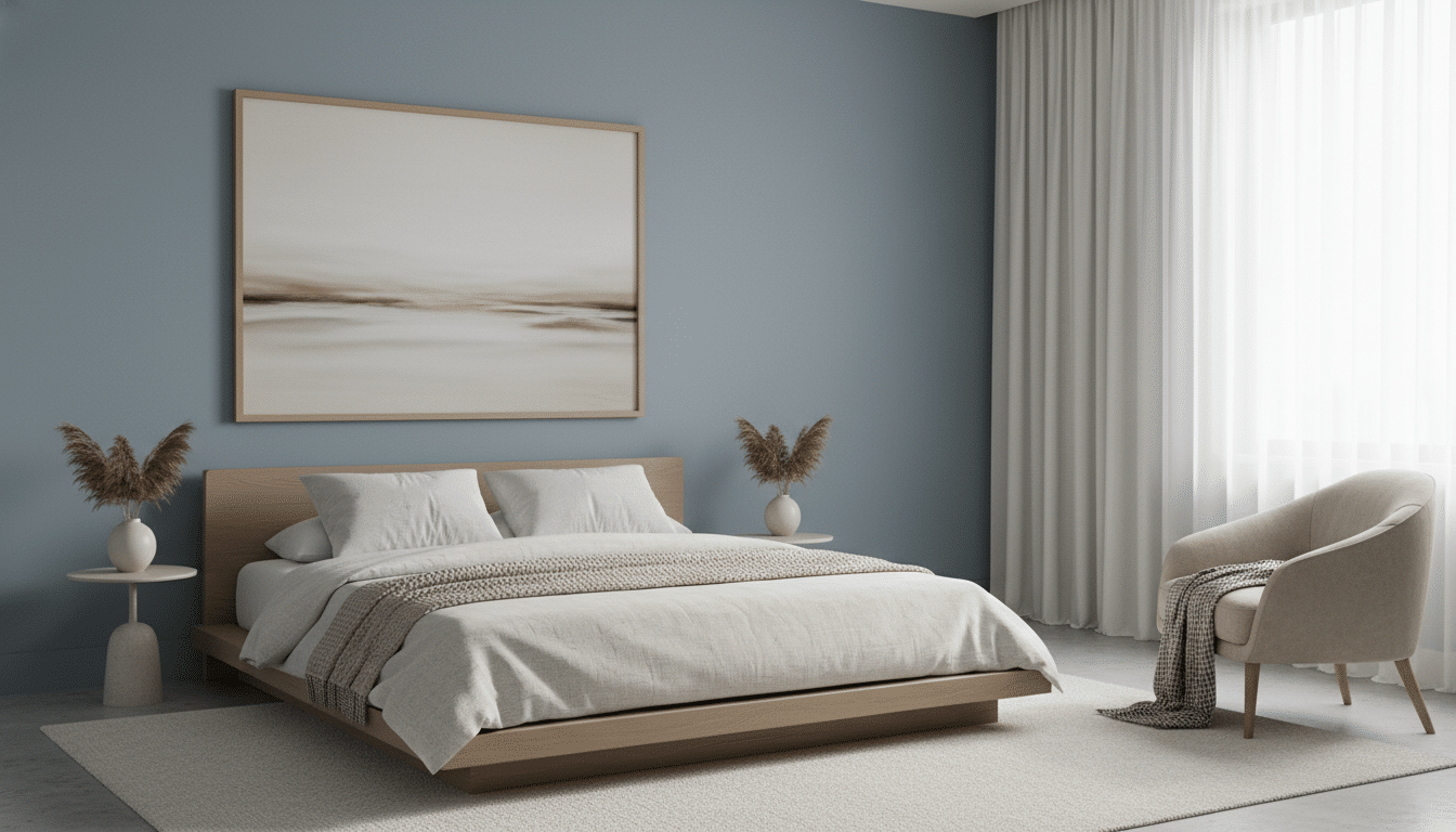 Create a Dreamy Dusty Blue Bedroom with Elegant Accents: Your Complete Design Guide