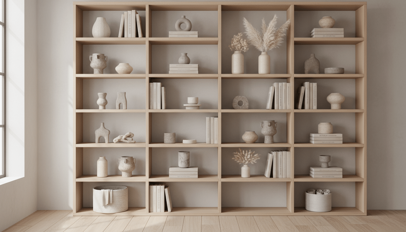 Neutral Styling Shelves Ideas for Calm Interiors That Feel Effortlessly Elegant