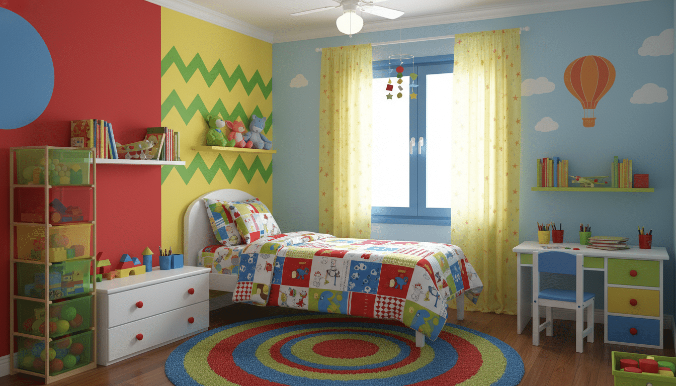 Colorful Kids Bedroom Designs for Playful Spaces: Creative Ideas to ...