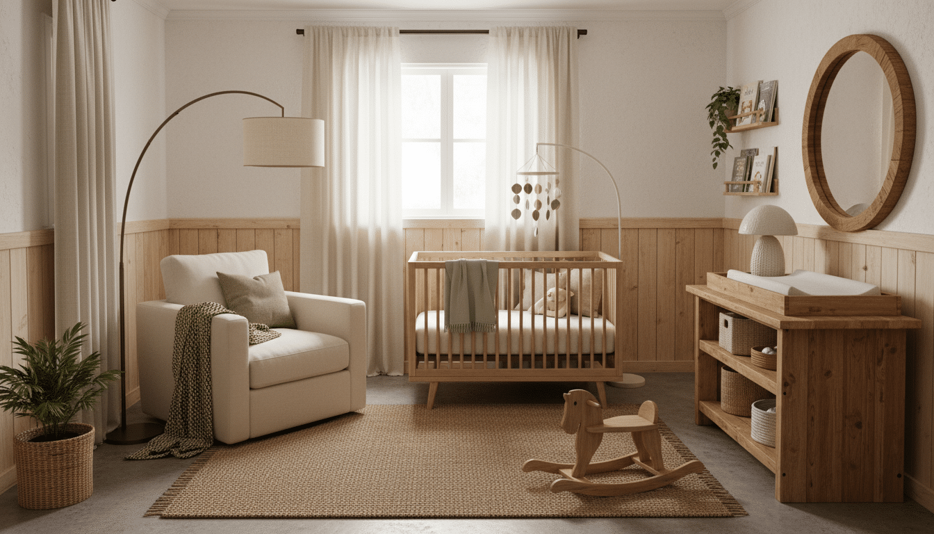 Farm Nursery Ideas with Rustic and Farmhouse Decor