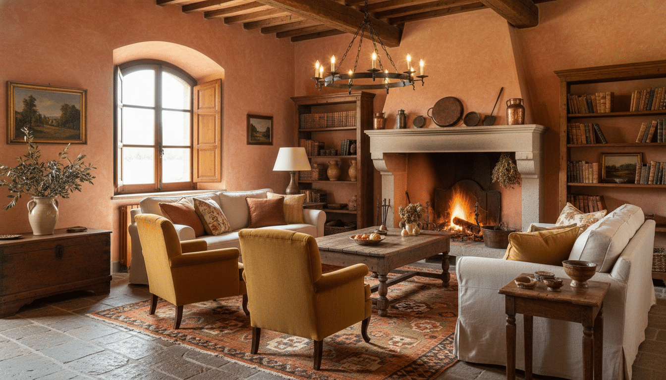 Relaxing Tuscan Living Room Ideas That Feel Like Italy and Bring Warmth Home