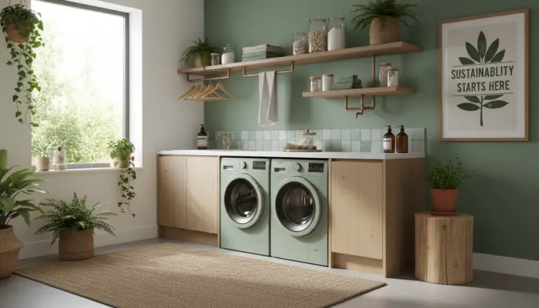 Budget-Friendly Green Laundry Room Ideas for Any Home That Save Money and Look Beautiful