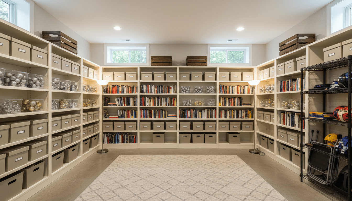 Creative Basement Storage Ideas for Organized Living: Maximize Your ...
