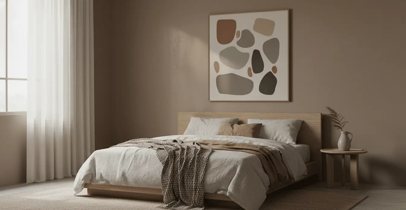 Earthy Bedroom Ideas for a Relaxing and Minimal Bedroom with Natural Textures and Warm Tones