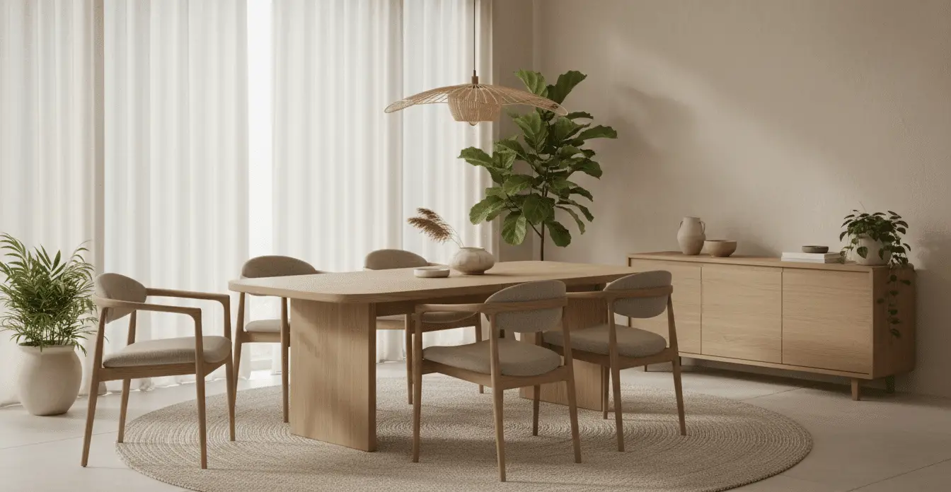 Stunning Modern Organic Dining Room Ideas for Minimalist Homes with ...