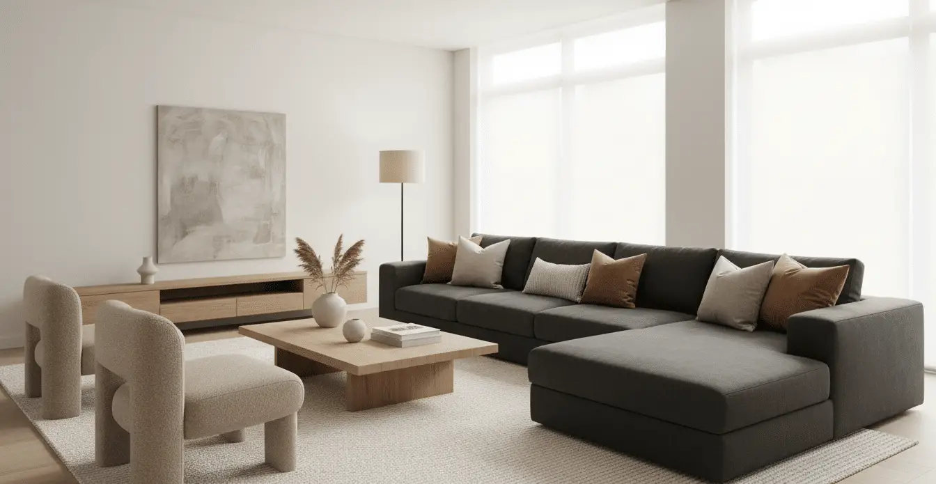 Dark Grey Couch Styling: Stunning Color Combinations That Transform Your Living Room