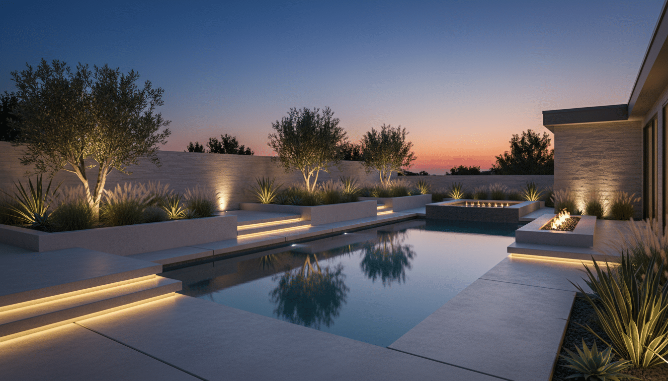 Beautiful Landscaping Around Pool Ideas for Modern Homes: Stylish ...