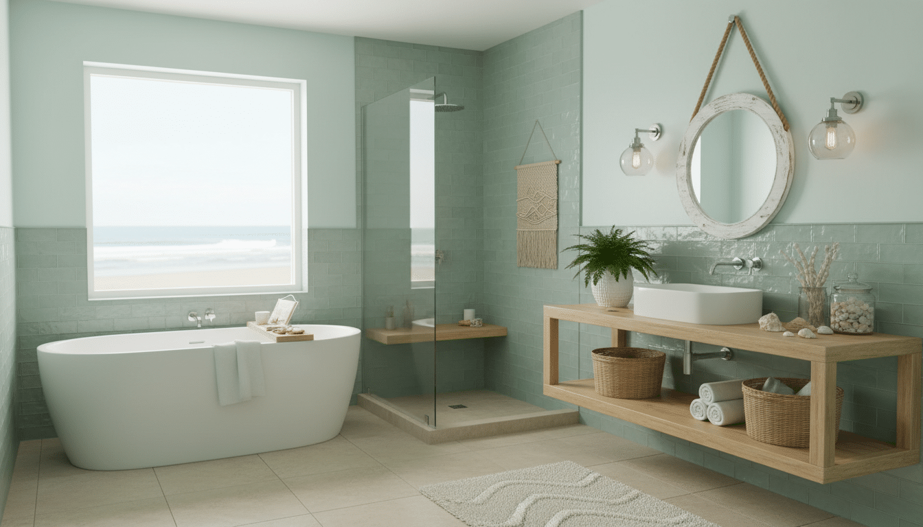Coastal Blue and Green Bathroom Ideas for a Relaxing and Refreshing Oasis