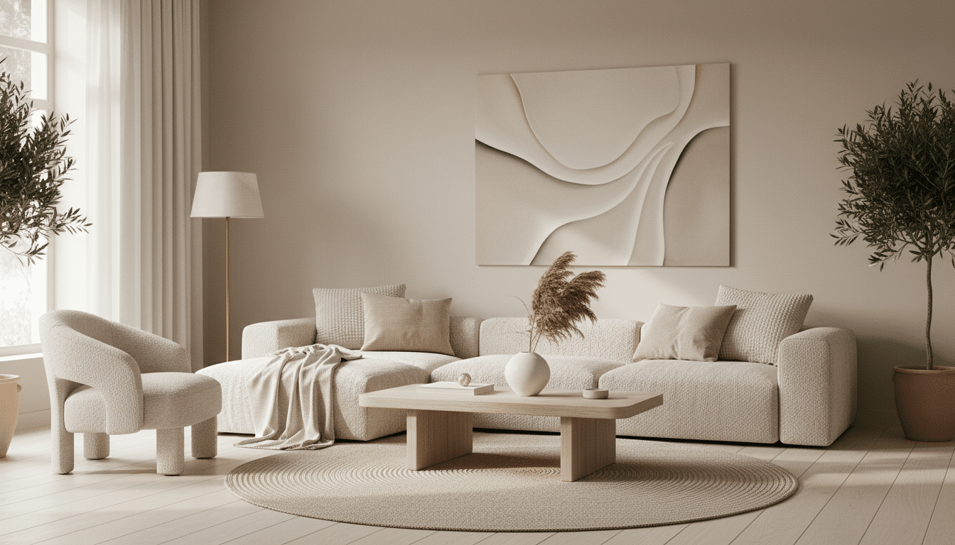 Brighten Your Room Easily with Beige Living Room Ideas for a Warm and Elegant Space
