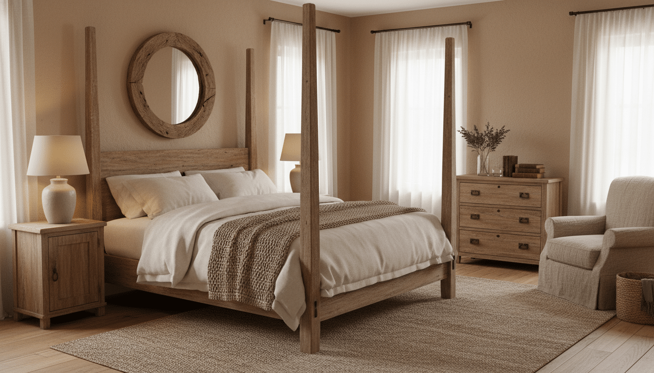 Rustic Farmhouse Bedroom Ideas for a Peaceful Atmosphere That Feels Warm and Timeless