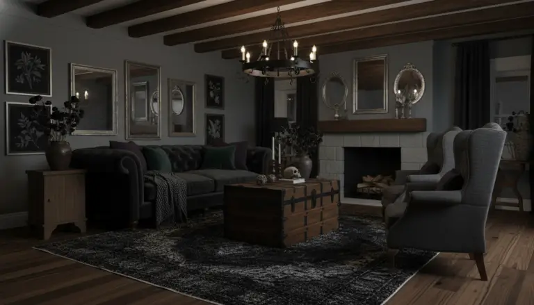 Dark Rustic Goth Farmhouse Decor Inspiration: Embrace Bold, Moody Elegance