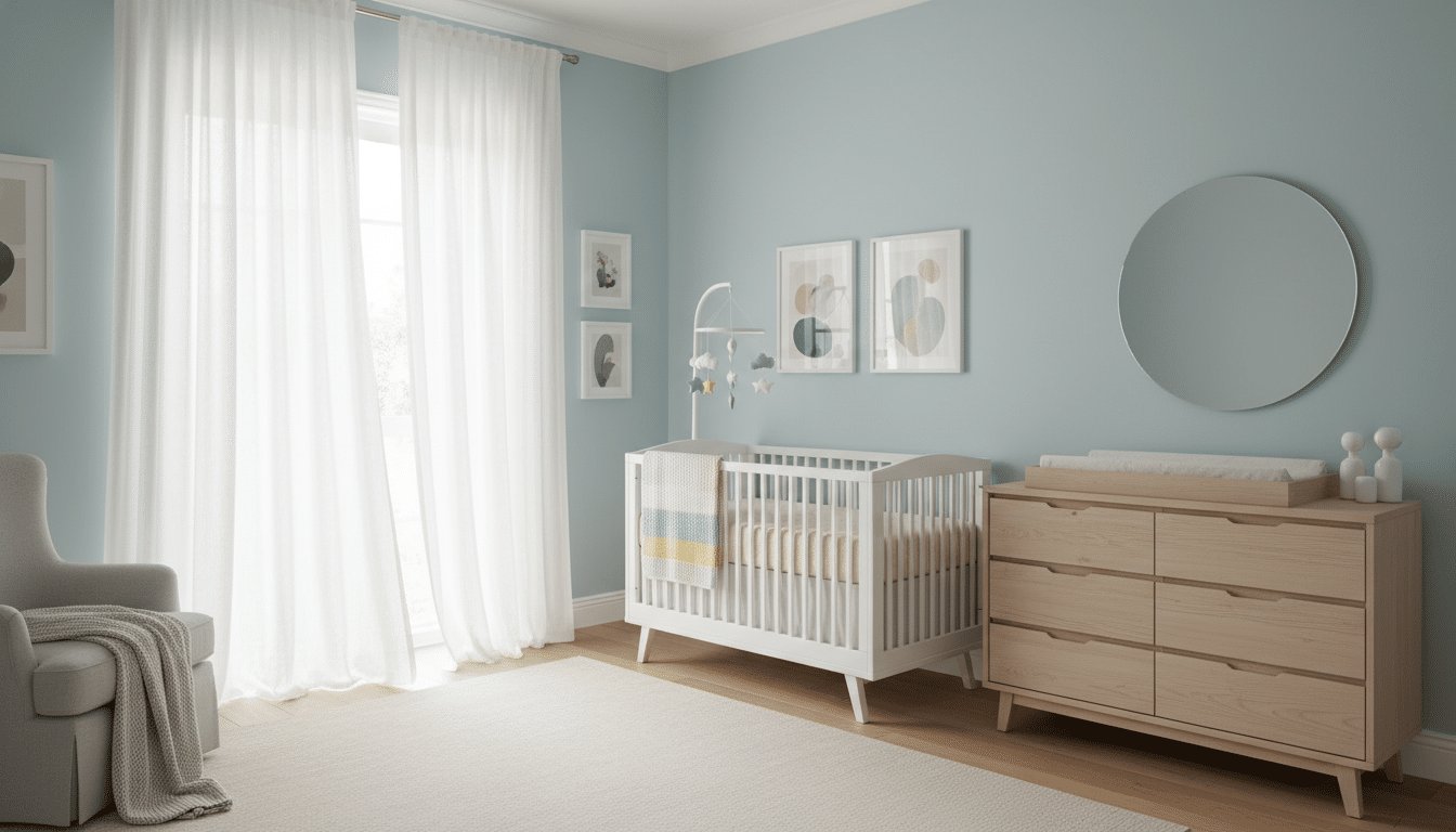 Charming Baby Blue Nursery Ideas for a Sweet and Relaxing Room With Timeless Cozy Style