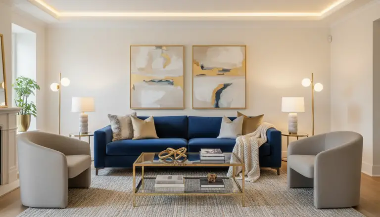Dreamy Home Decor Ideas with a Blue Couch Living Room Touch: Elegant Styling Tips for a Cozy Space