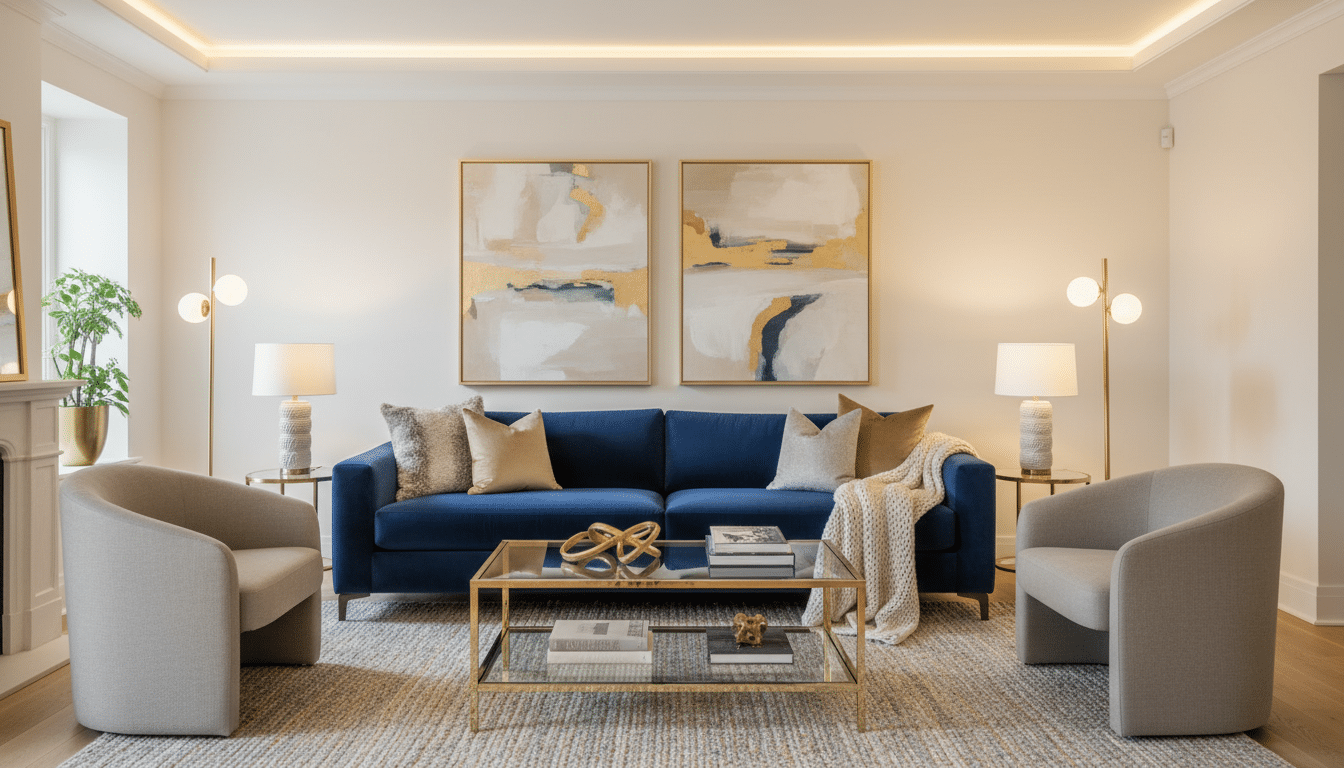 Dreamy Home Decor Ideas with a Blue Couch Living Room Touch: Elegant Styling Tips for a Cozy Space